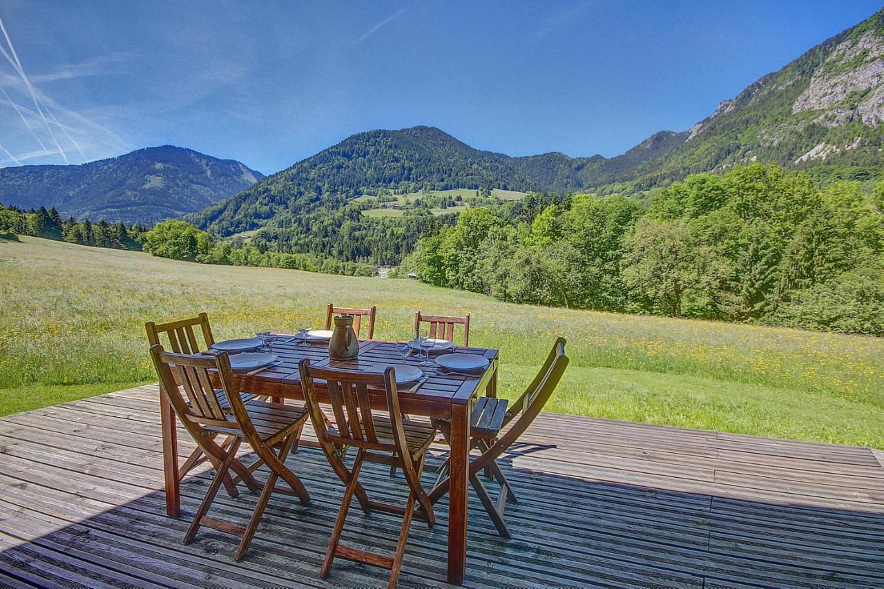 Chalet Wifi - Le Biot - 8 Personnes - Chalet Morand Екстер'єр фото